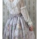 Nanshengge Mint Cat Silver Thread Chiffon Skirt(4 Colours)